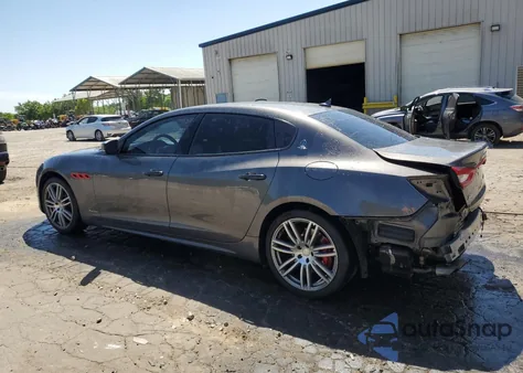 2017 Maserati Quattroporte S z USA, uszkodzony, nr VIN ZAM56RRL0H1252323